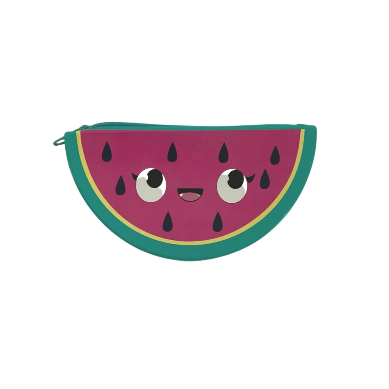 Watermelon Face Zipper Pouch – Fun, Reusable Party Favor for Kids, Birthdays & Summer Events – Cute & Durable